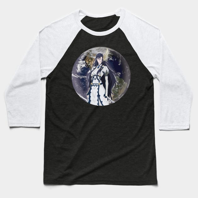 Humanity's Warrior Anime Baseball T-Shirt by Siderjacket